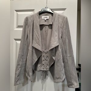 Gray suede jacket